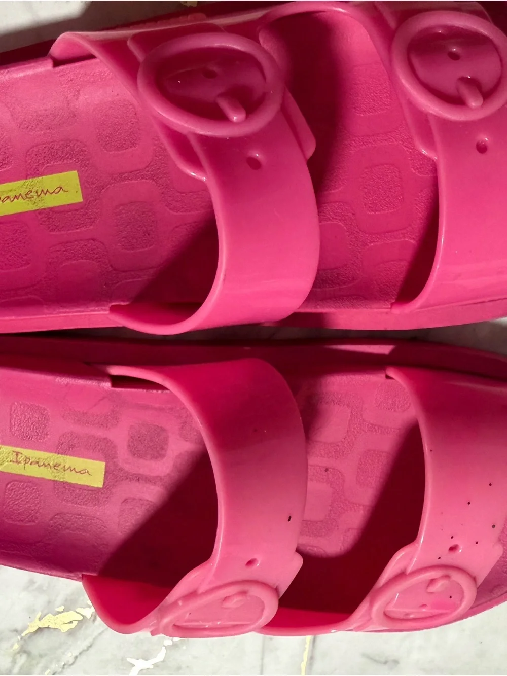 Ipanema Bright Pink Kids' Slide Sandals